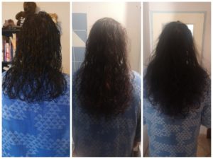 évolution de la pousse de cheveux